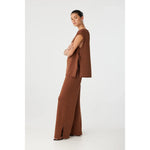 Load image into Gallery viewer, Poppy Tie Side Top - Clay
