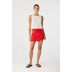 Load image into Gallery viewer, Pippa Mini Skirt - Cherry Red
