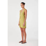 Load image into Gallery viewer, Onda Shift Dress - Matcha Wave
