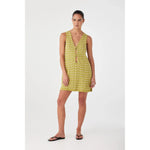 Load image into Gallery viewer, Onda Shift Dress - Matcha Wave
