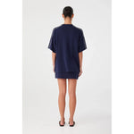 Load image into Gallery viewer, Pippa Oversized Tee - Navy
