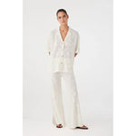 Load image into Gallery viewer, Aster Crochet Shirt - Cream
