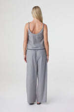 Load image into Gallery viewer, Sia Pant - Muted Blue Check
