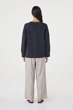 Load image into Gallery viewer, Zenya Sweater - Dark Grey Marle
