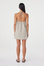 Load image into Gallery viewer, Joni Mini Dress - Taupe Stripe
