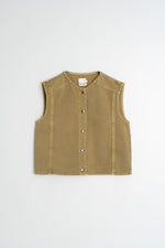 Load image into Gallery viewer, Boxy Twill Vest
