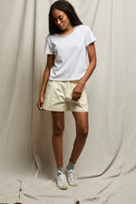 Load image into Gallery viewer, Billie - Cotton Contrast Crewneck Tee
