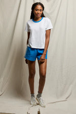 Load image into Gallery viewer, Billie - Cotton Contrast Crewneck Tee

