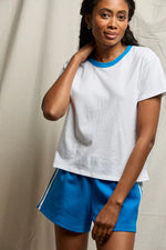 Load image into Gallery viewer, Billie - Cotton Contrast Crewneck Tee
