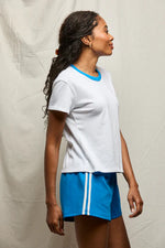 Load image into Gallery viewer, Billie - Cotton Contrast Crewneck Tee
