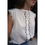 Load image into Gallery viewer, Lore Cross Stitched Embroidered Shirt

