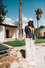 Load image into Gallery viewer, Maxi Embroidered Shirt - Dark Blue
