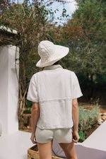 Load image into Gallery viewer, Floral Embroidered Shirt - Crudo
