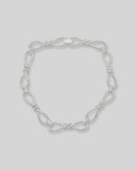 Load image into Gallery viewer, Knotted Choker - Silver
