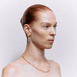 Load image into Gallery viewer, Perdita Earrings with Aquamarine - 18K Gold Plated
