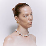 Load image into Gallery viewer, Crotalia Crucifix Earrings - 18K Gold Plated
