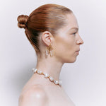Load image into Gallery viewer, Crotalia Crucifix Earrings - 18K Gold Plated
