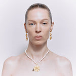 Load image into Gallery viewer, Bahamut Earrings - 18K Gold Plated
