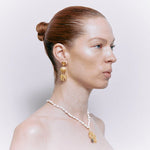 Load image into Gallery viewer, Bahamut Earrings - 18K Gold Plated
