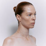 Load image into Gallery viewer, Gorgoneion Peace Earrings - 18K Gold Plated
