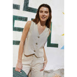 Load image into Gallery viewer, Pinstripe Twill Vest
