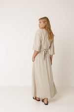 Load image into Gallery viewer, Long Linen Skirt - Stone
