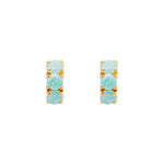 Load image into Gallery viewer, Amazonite Huggies
