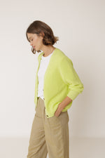 Load image into Gallery viewer, Cardigan Sweater - Yellow
