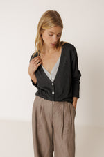 Load image into Gallery viewer, Double Knit Jacket - Charcoal
