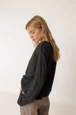 Load image into Gallery viewer, Double Knit Jacket - Charcoal
