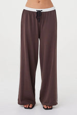Load image into Gallery viewer, Tully Pant - Espresso &amp; Cream
