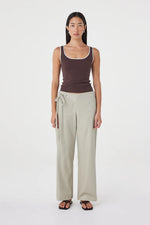 Load image into Gallery viewer, Lucia Tie Pant - Light Sage
