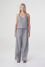 Load image into Gallery viewer, Sia Pant - Muted Blue Check
