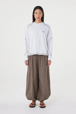 Load image into Gallery viewer, Kesh LS Tee - Cream &amp; Espresso
