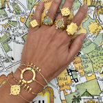 Load image into Gallery viewer, Beldi Bracelet with Multi Tourmaline on cord
