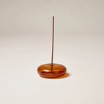 Load image into Gallery viewer, Glass Vessel Incense Holder - Amber
