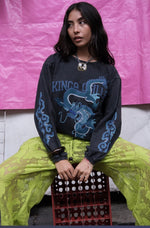 Load image into Gallery viewer, Rex Dragon Roses Long Sleeve Tee
