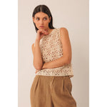 Load image into Gallery viewer, Button Up Crochet Top
