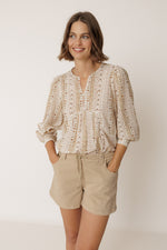 Load image into Gallery viewer, Hemstitch Blouse

