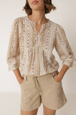 Load image into Gallery viewer, Hemstitch Blouse
