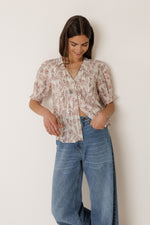 Load image into Gallery viewer, Ruffle Shirt - Lychee
