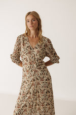 Load image into Gallery viewer, Lantern Sleeve Dress
