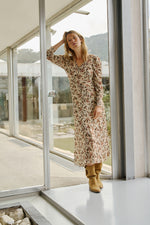 Load image into Gallery viewer, Lantern Sleeve Dress
