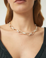 Load image into Gallery viewer, Knotted Choker - Silver
