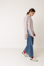 Load image into Gallery viewer, Long Striped Shirt - Mauve
