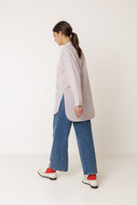 Load image into Gallery viewer, Long Striped Shirt - Mauve
