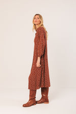 Load image into Gallery viewer, Oversized Polka Dot Shirt Dress
