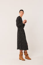 Load image into Gallery viewer, Oversized Polka Dot Shirt Dress
