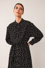 Load image into Gallery viewer, Oversized Polka Dot Shirt Dress
