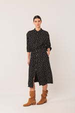 Load image into Gallery viewer, Oversized Polka Dot Shirt Dress
